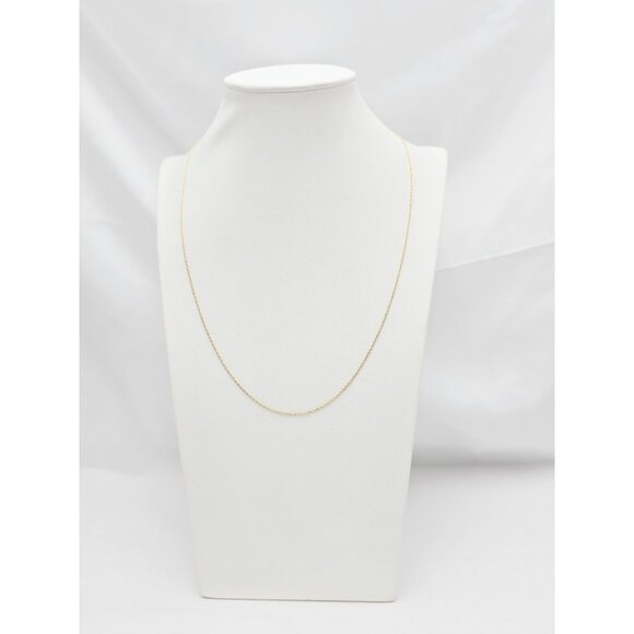 Unique 14K Solid Yellow Gold Designer Singapore Twist Chain Necklace - 20.50" L - Picture 3 of 15